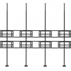 Каркас распорный для видеостены 4x2, полного выдвижения push-out. TEGAR WMS-FC-PO-4x2