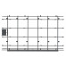 Каркас напольный для светодиодного экрана, 8х8 кабинетов. TEGAR LED-FRAME-F
