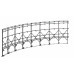 Каркас напольный для светодиодного экрана, радиусный, 16х6 кабинетов. TEGAR LED-FRAME-F-ARC 16х6