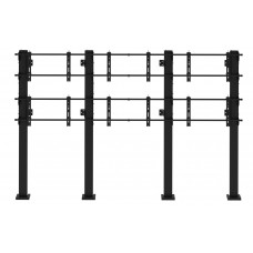 Каркас напольно-настенный для видеостены 3x2, откидного типа. TEGAR WMS-FW-IT-3x2