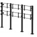 Каркас напольно-настенный для видеостены 3x2, откидного типа. TEGAR WMS-FW-IT-3x2