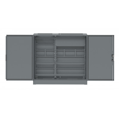 Шкаф электротехнический настенный 1300x1100x220 мм, с цоколем