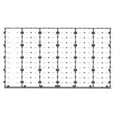 Каркас настенный для светодиодной видеостены 7319,04х4116,96мм. TEGAR LED-FRAME-W 7319x4116