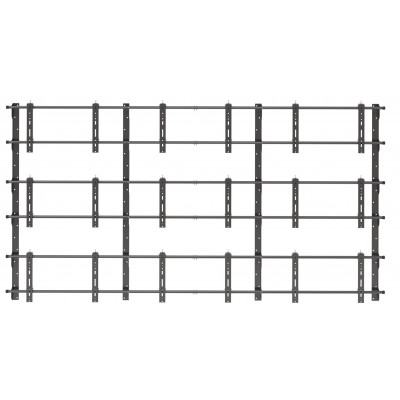 Каркас настенный для видеостены 3x3, откидного типа. TEGAR WMS-W-IT-3x3