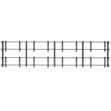 Каркас настенный для видеостены 4x2, откидного типа. TEGAR WMS-W-IT-4x2