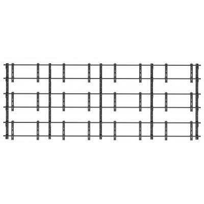 Каркас настенный для видеостены 4x3, откидного типа. TEGAR WMS-W-IT-4x3