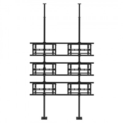 Каркас распорный для видеостены 2x3, полного выдвижения push-out. TEGAR WMS-FC-PO-2x3
